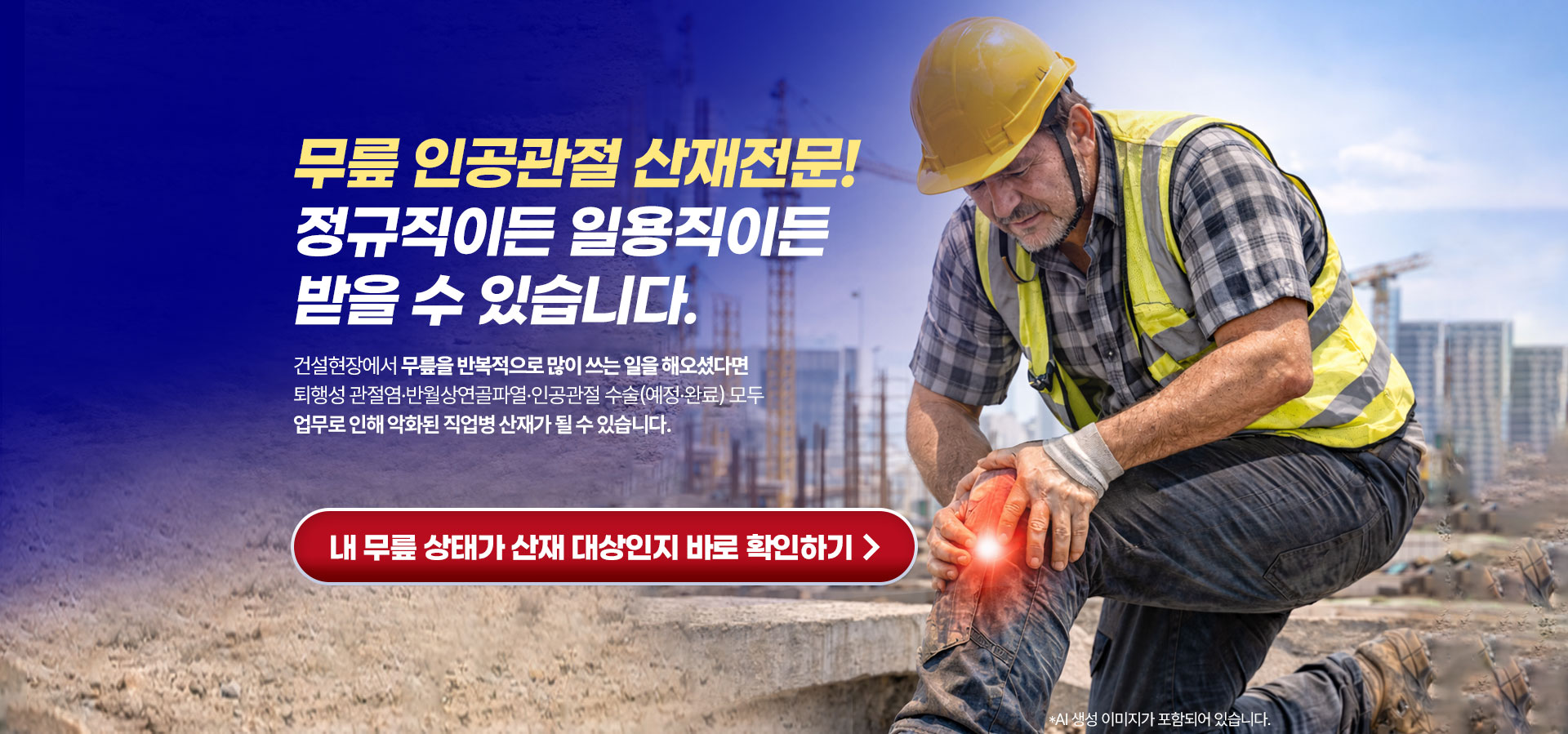 인공관절·근골격계 산재 무료상담